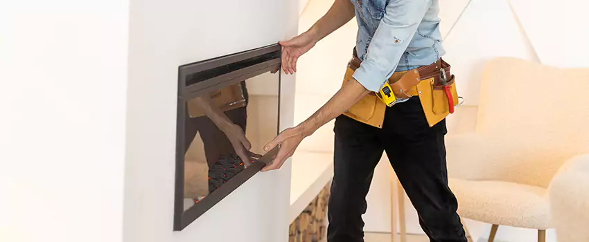 Metal Fireplace Installation in Pittsburg, California