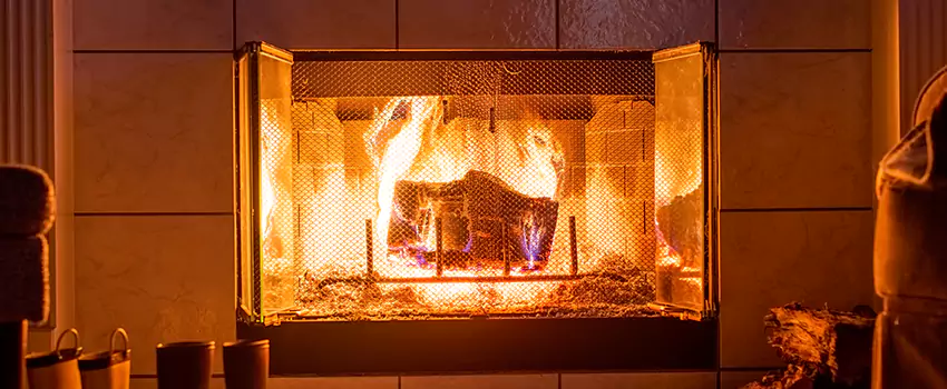 Mendota Hearth Landscape Fireplace Installation in Pittsburg, California